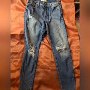 KanCan Ripped Denim Skinny Jeans